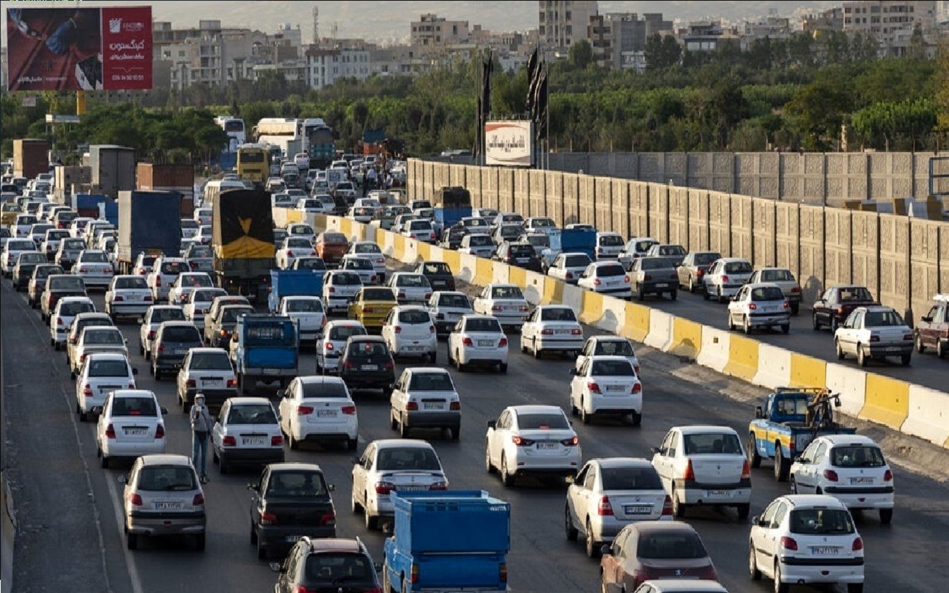 ترافیک سنگین در ورودی‌های تهران