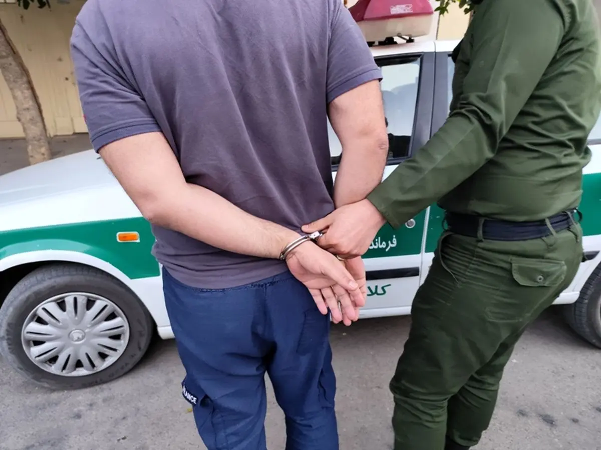 بازداشت سارق مسلح هنگام فرار
