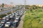 ترافیک سنگین در محورهای ورودی تهران ترافیک سنگین در محورهای ورودی تهران