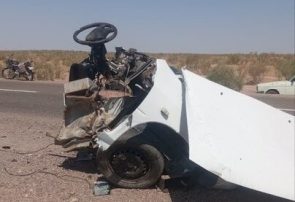 تصادف شاخ به شاخ دو پراید؛ ۳نفر جان باختند