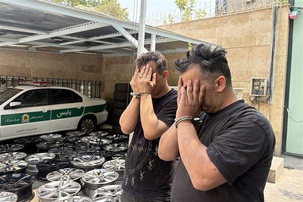 اعتراف سارق رینگ و لاستیک خودروهای چینی به ۳۰ فقره سرقت در تهران