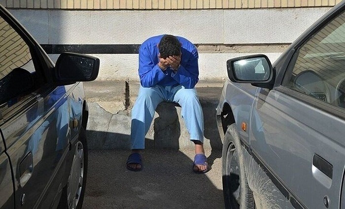 سارق خودرو زمینگیر شد