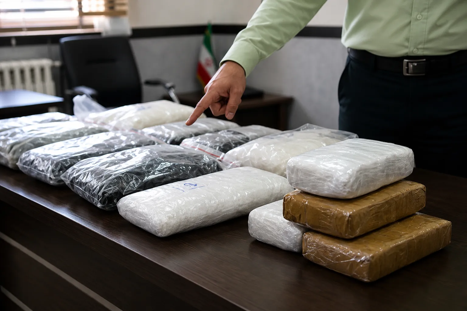 کشف ۹۳ کیلو تریاک در عملیات مشترک پلیس پایتخت و مشهد