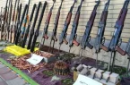 کشف ۳۸ قبضه سلاح جنگی با اشراف اطلاعاتی مرزبانان در غرب کشور