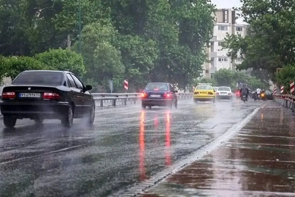 بارش پراکنده در محورهای شمالی؛ ۹ محور درگیر ترافیک