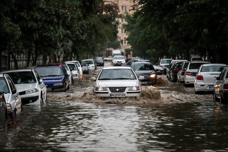 سیلاب در رشت